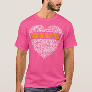 Mikrobiologe Liebe Herz T-Shirt