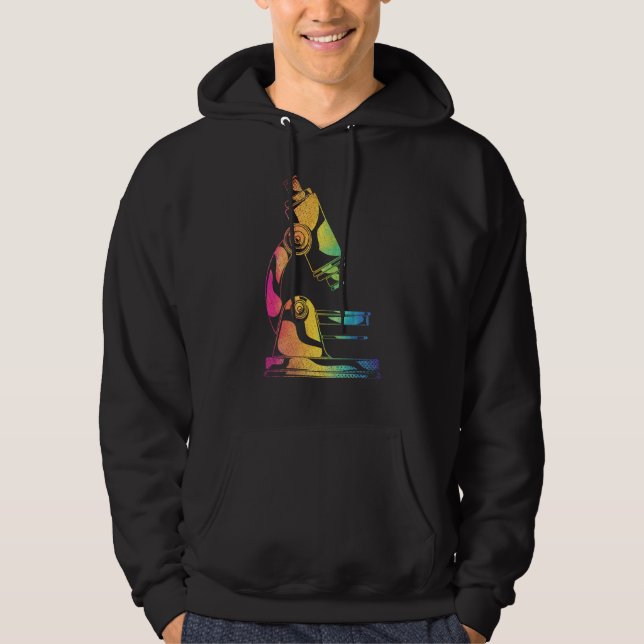 Mikrobiologe Microscope Nerd Medizinisches Laborat Hoodie (Vorderseite)