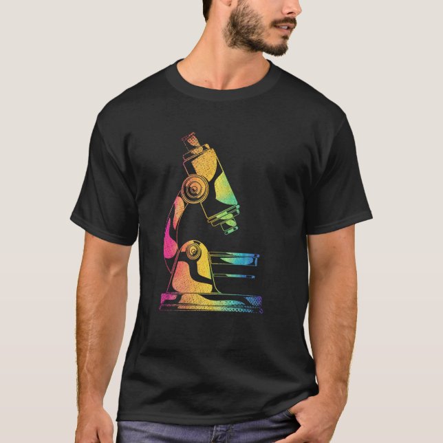 Mikrobiologe Microscope Nerd Medizinisches Laborat T-Shirt (Vorderseite)
