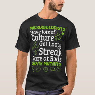 Mikrobiologe Mikrobiologie-T-Shirt T-Shirt