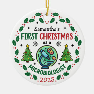 Mikrobiologe Personalisiert Keramik Ornament