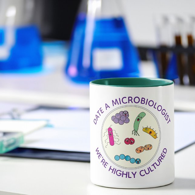 Mikrobiologen sind hoch kultivierte Funny Tasse (Von Creator hochgeladen)