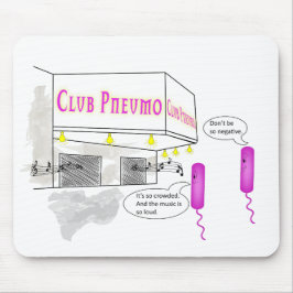 Mikrobiologie-Cartoon Mousepad