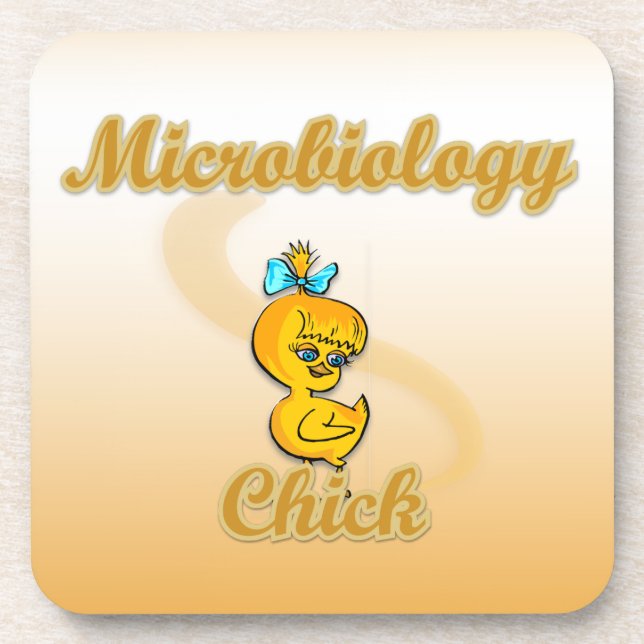 Mikrobiologie Getränkeuntersetzer (Vorderseite)