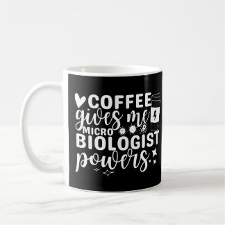 Mikrobiologie-Kaffee gibt mir mikrobiologische Pow Kaffeetasse