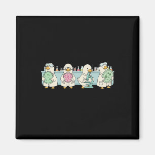 Mikrobiologie-Labortechniker Wissenschaft Biologie Magnet