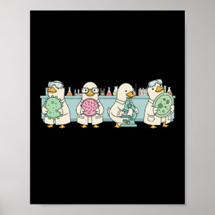 Mikrobiologie-Labortechniker Wissenschaft Biologie Poster