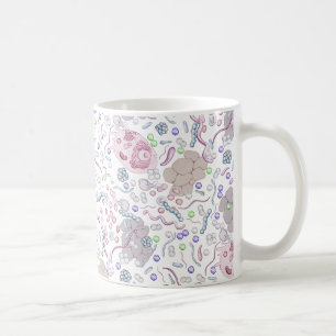 Mikrobiologie-Muster Kaffeetasse