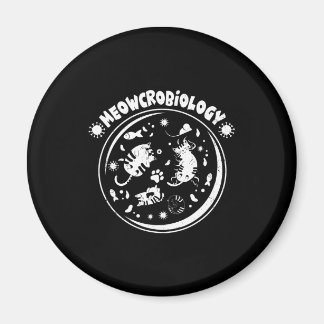 Mikrobiologie Niedliche Kittenwissenschaft Magnet