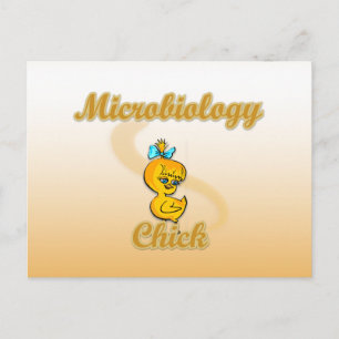 Mikrobiologie Postkarte