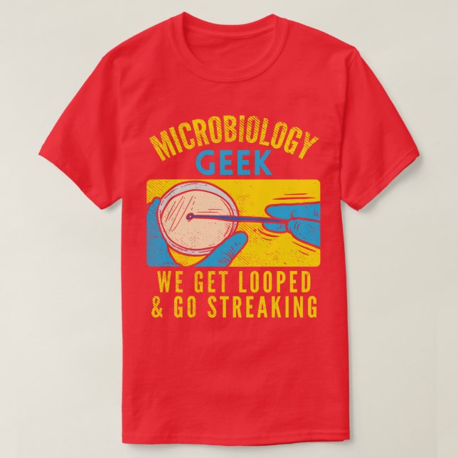 Mikrobiologie T-Shirt (Design vorne)