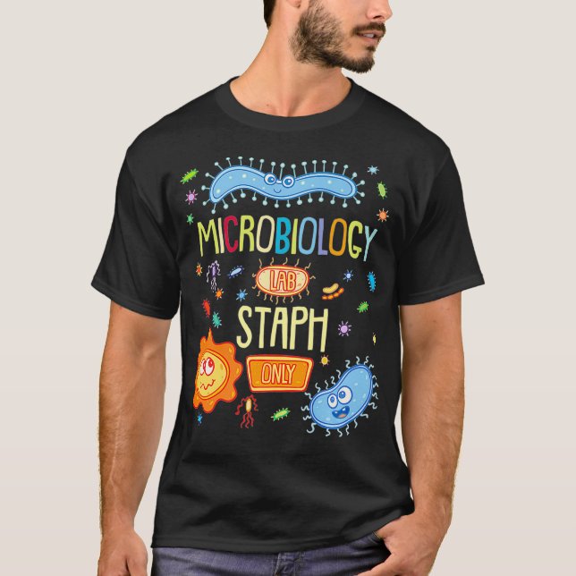 MIKROBIOLOGISCH BIOLOGISCHE Mikrobiologie Labrador T-Shirt (Vorderseite)