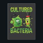 Mikrobiologische Kultur Bacteria Science Pup Postkarte<br><div class="desc">Funny Microbiology Geschenk für Wissenschaftler. Mikrobiologische Kultur Bacteria Science Pun.</div>