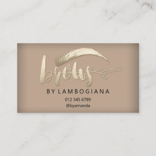 Mikroblade für den Afcare Instruction Brow-Logo Visitenkarte