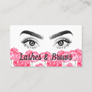 Mikroblende Eyebrows & Lashes Visitenkarte
