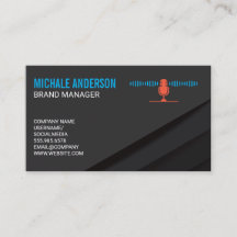 Mikrofon-Audiosignal-Logo