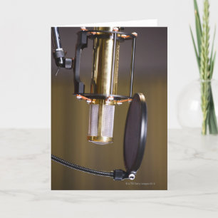 Mikrofon im Studio Karte