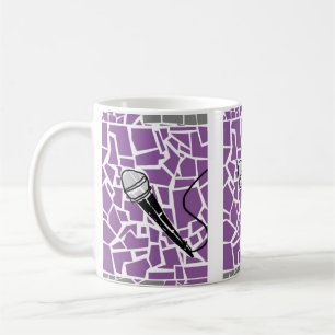 Mikrofon-Kaffee-Tasse Tasse