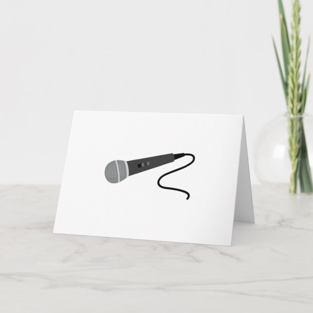 Mikrofon Karte (Vorderseite)