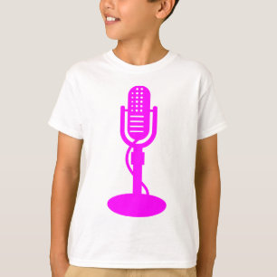 Mikrofon - Magenta T-Shirt