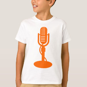 Mikrofon - Orange T-Shirt