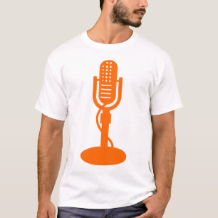 Mikrofon - Orange T-Shirt