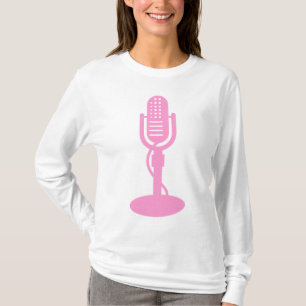 Mikrofon - Rosa T-Shirt