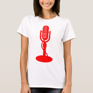 Mikrofon - Rot T-Shirt