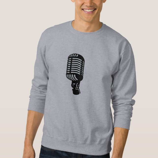Mikrofon Sweatshirt (Vorderseite)