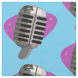 Mikrofon-Verrücktheit Stoff