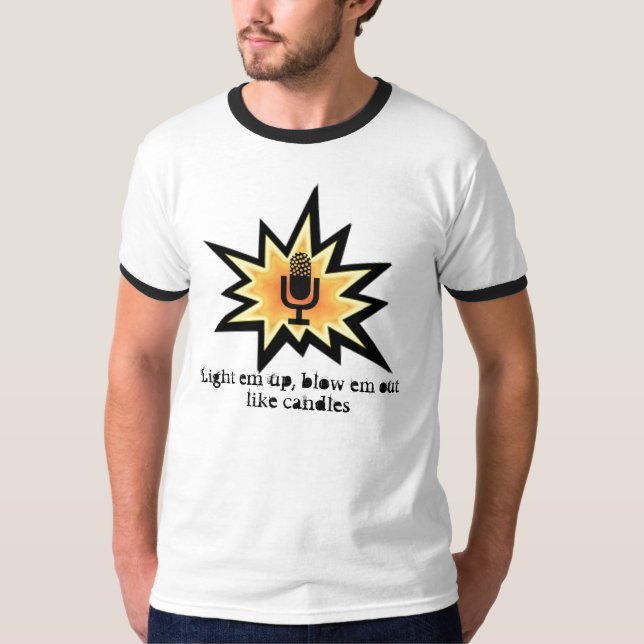 Mikrofonexplosion T-Shirt (Vorderseite)