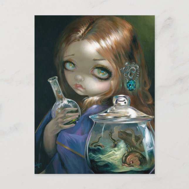 "Mikrokosmos: Seemonster" Postkarte (Vorderseite)