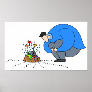 Mikrokosmos zu deinen Füßen Poster