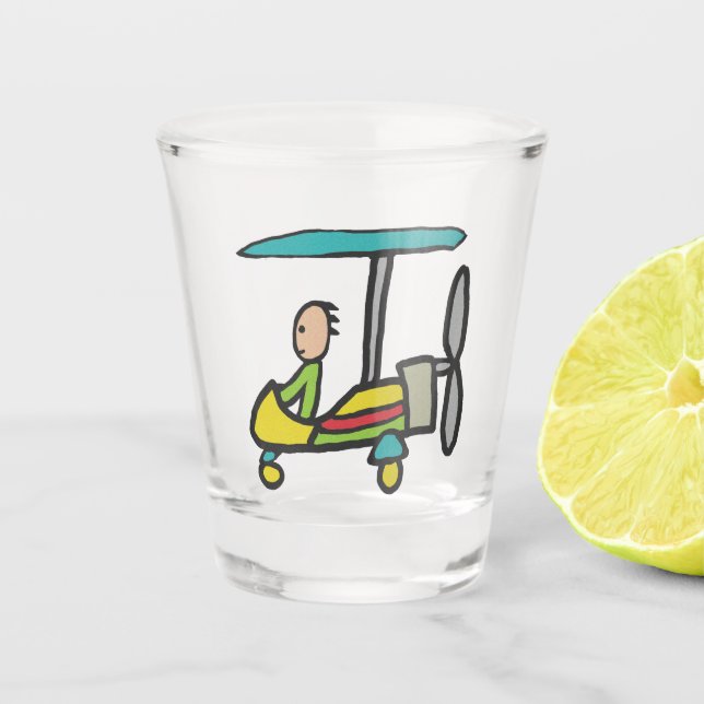 Mikrolicht Schnapsglas (Vorderseite)