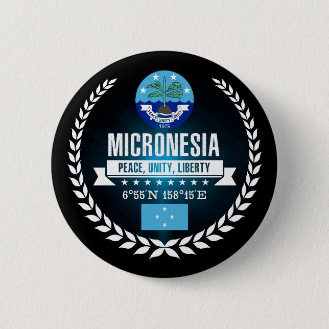 Mikronesien Button (Vorderseite)