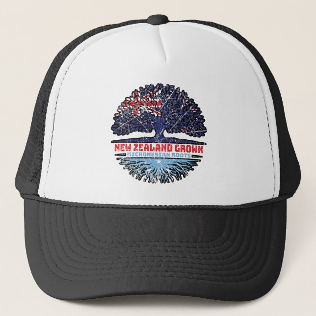 Mikronesien Mikronesisch Neuseeland Truckerkappe (Vorderseite)