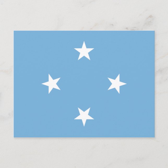 Mikronesien Postkarte (Vorderseite)