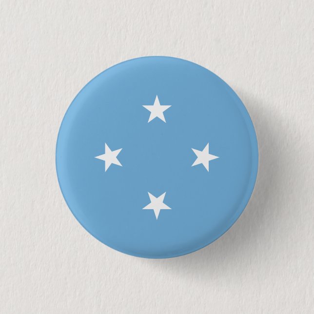 Mikronesische Flagge, Federated Staaten of Microne Button (Vorderseite)
