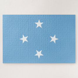 Mikronesische Flagge (Federated Staaten of Microne Puzzle