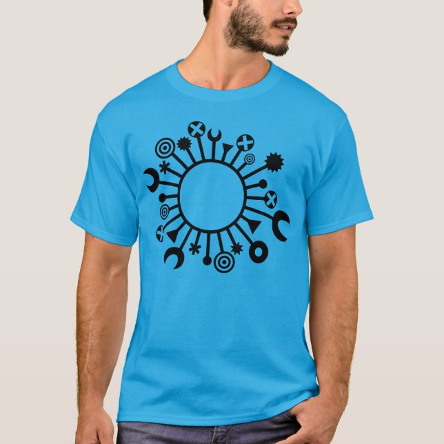 Mikroorganismus - Schwarz T-Shirt (Vorderseite)