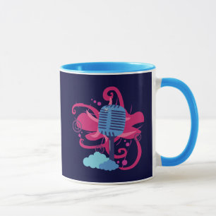 Mikrophon-Art-Explosion Tasse