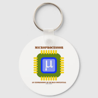 Mikroprozessor - ein Ausdruck menschlichen Potenzi Schlüsselanhänger