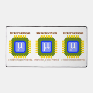 Mikroprozessor - ein Ausdruck menschlichen Potenzi Schreibtischunterlage