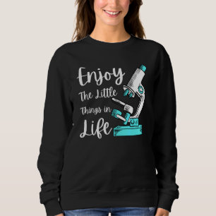 Mikroskop für Männer Frauen Biologie Nerd Wissensc Sweatshirt