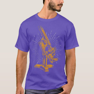 Mikroskop Mikroskopie-Geschenk Wissenschaft Biolog T-Shirt
