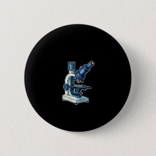 Mikroskop-Wissenschaftler Wissenschaftslehrer Lass Button