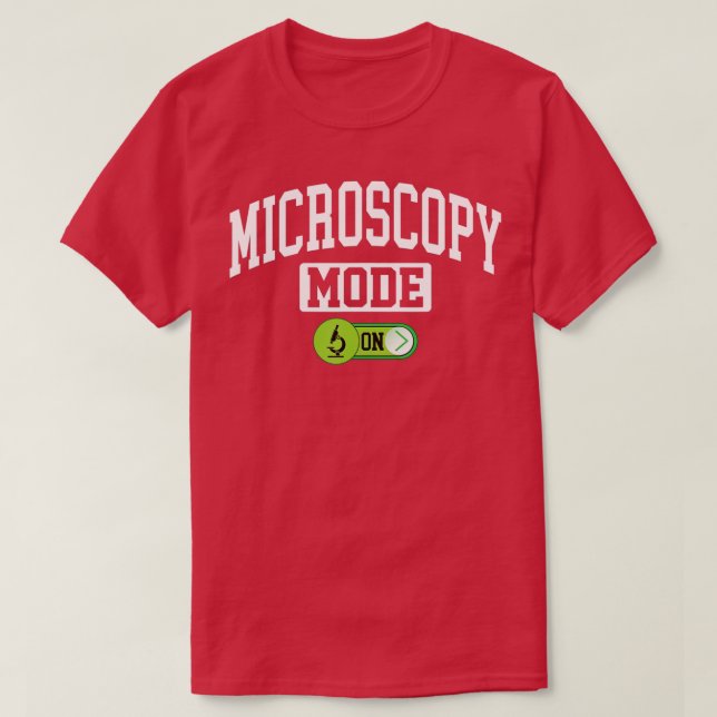 Mikroskopie-Modus für den Mikroskop-Zytologen Micr T-Shirt (Design vorne)