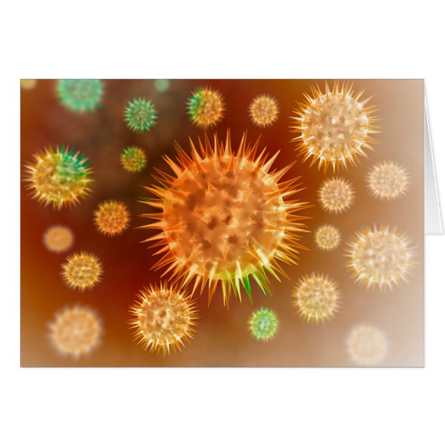 Mikroskopische Darstellung der Krebszellen (Vorderseite (Horizontal))