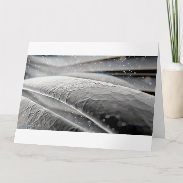 Mikroskopische Haarstränge Karte (Vorderseite)