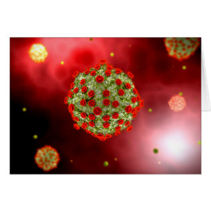 Mikroskopische Sicht auf das HIV-Virus 2